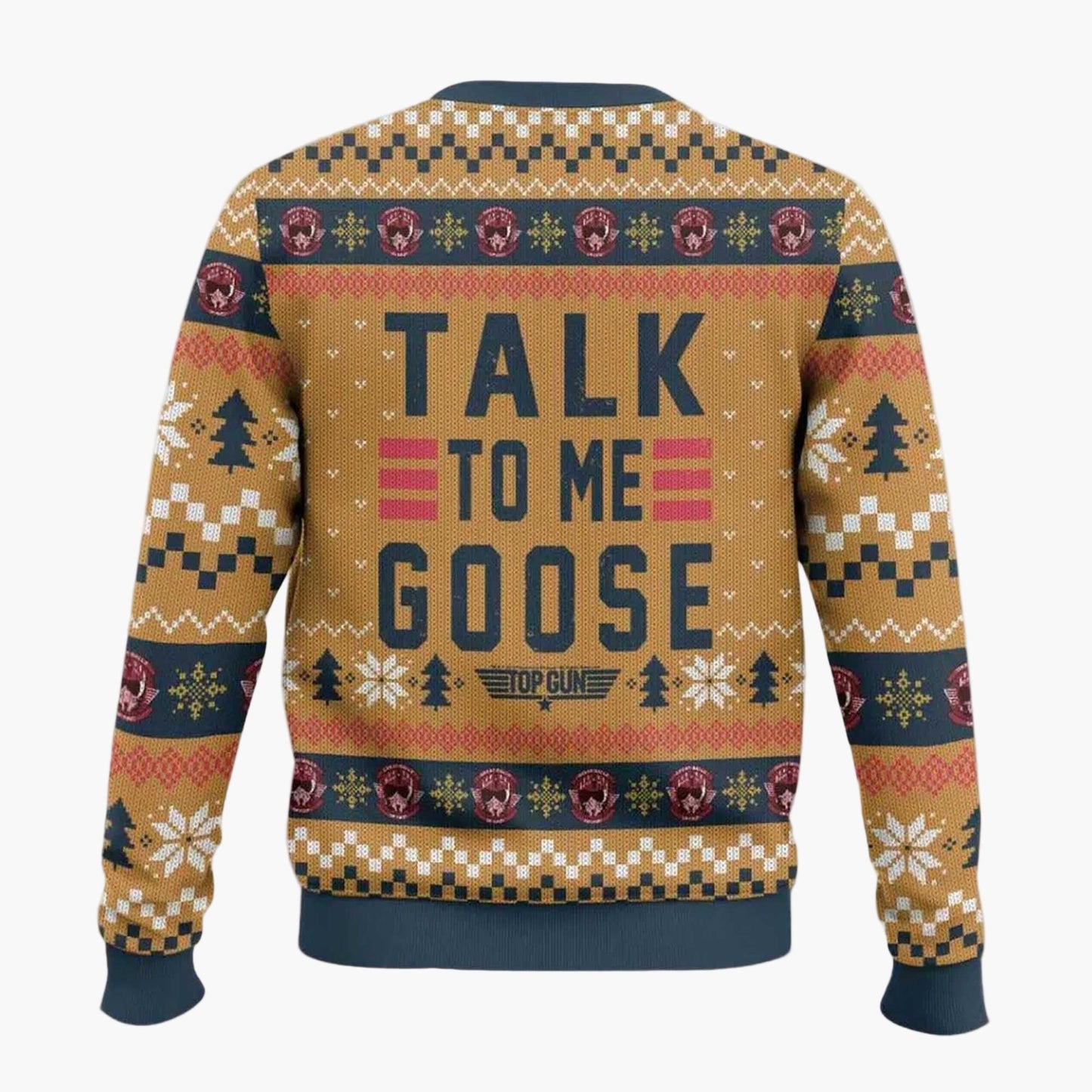 Unisex Weihnachtspullover mit Gans-Motiv und Schriftzug – Lustiger Ugly Christmas Sweater für Erwachsene