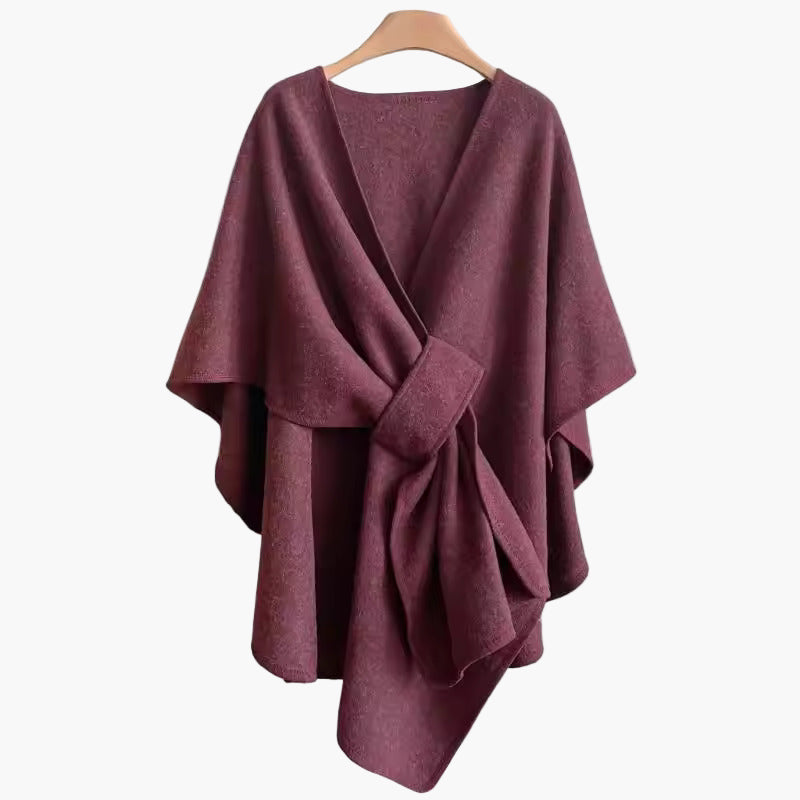 Damen Poncho-Schal mit Schlaufe – Stilvoller, Vielseitiger Überwurf für Alltag & Freizeit