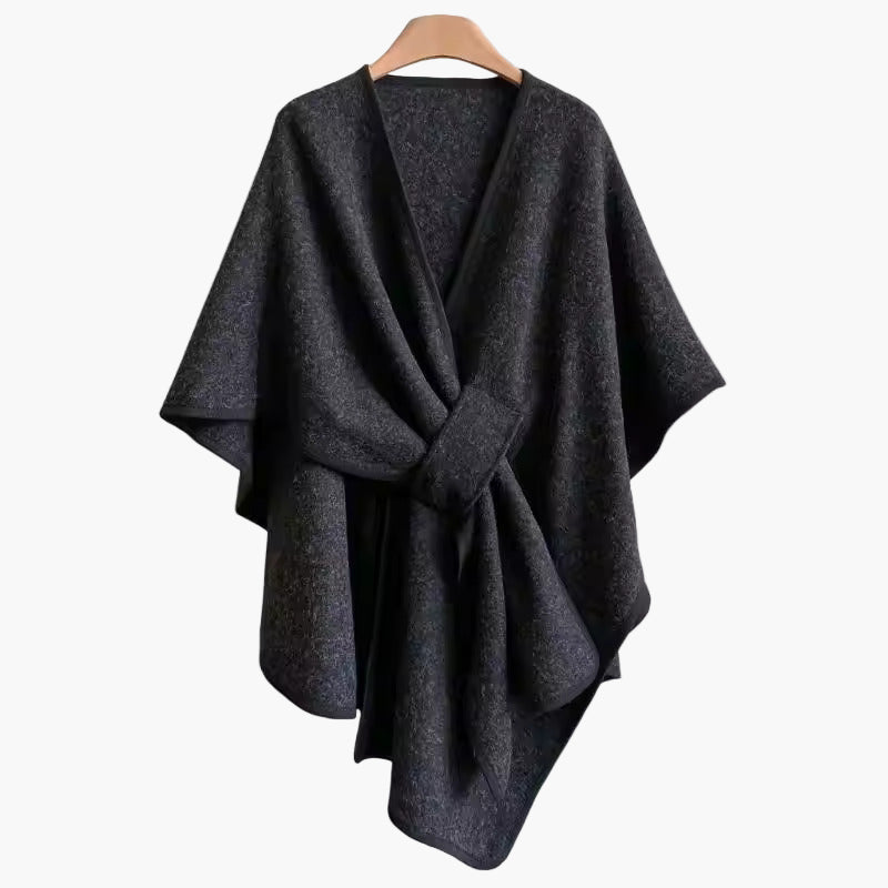 Damen Poncho-Schal mit Schlaufe – Stilvoller, Vielseitiger Überwurf für Alltag & Freizeit