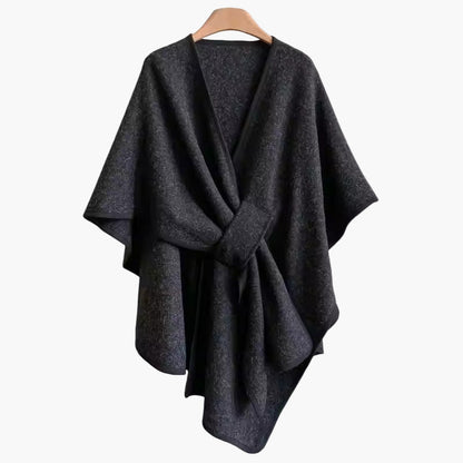 Damen Poncho-Schal mit Schlaufe – Stilvoller, Vielseitiger Überwurf für Alltag & Freizeit