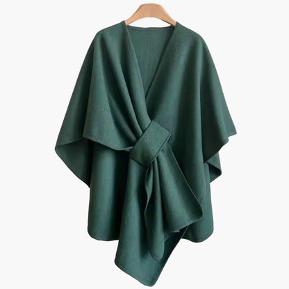 Damen Poncho-Schal mit Schlaufe – Stilvoller, Vielseitiger Überwurf für Alltag & Freizeit