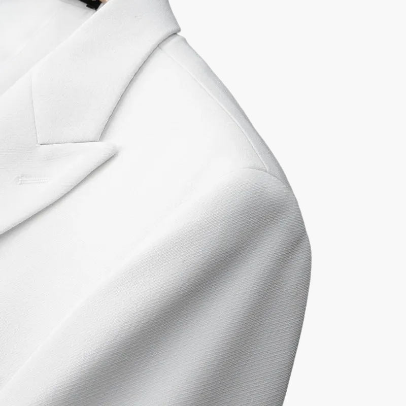 Herren Doppeltreihen-Sakko im modernen Business-Stil – Eleganter Blazer für festliche Anlässe und Büro