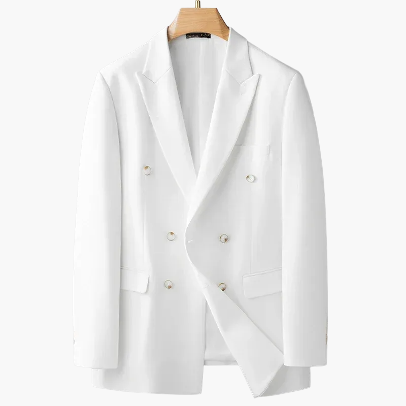 Herren Doppeltreihen-Sakko im modernen Business-Stil – Eleganter Blazer für festliche Anlässe und Büro