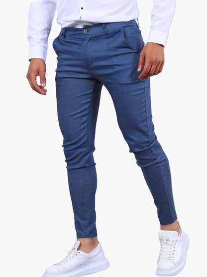 Herren Skinny-Fit Chinohose – Modisches Basic für Alltag und Büro