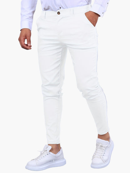 Herren Skinny-Fit Chinohose – Modisches Basic für Alltag und Büro