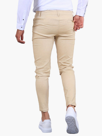 Herren Skinny-Fit Chinohose – Modisches Basic für Alltag und Büro