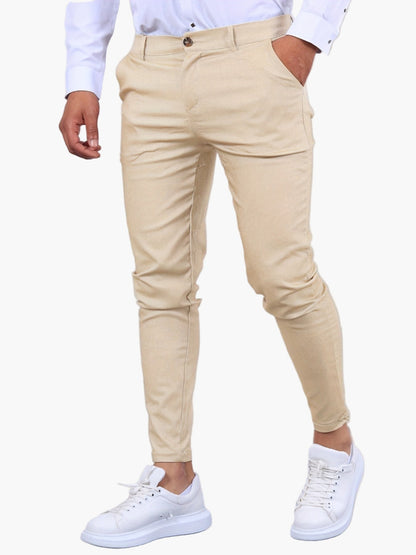 Herren Skinny-Fit Chinohose – Modisches Basic für Alltag und Büro