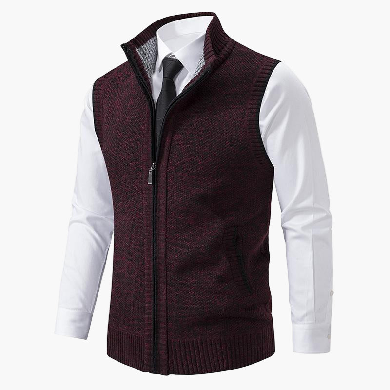Herren Weste Elegant Business Casual – Stilvolle Überziehweste für Büro & Alltag