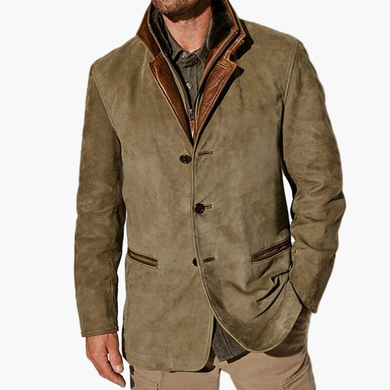 Herren Vintage Freizeitjacke – Klassischer Stil für Alltag und besondere Anlässe