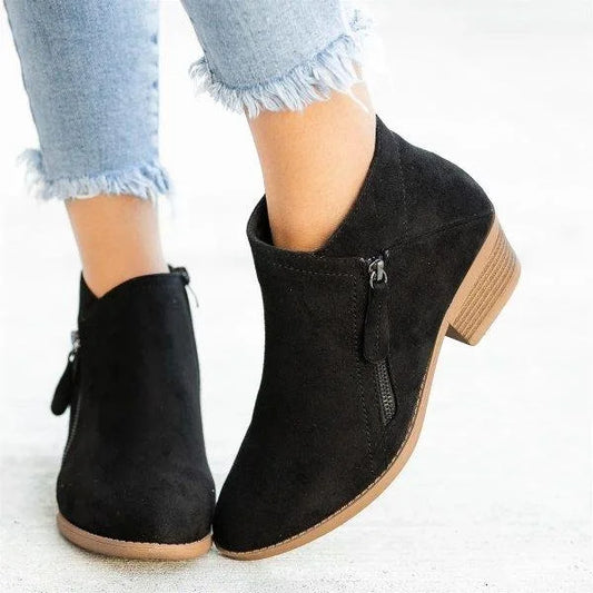 Damen Orthopädische Vintage Ankle Boots für Alltag und Freizeit