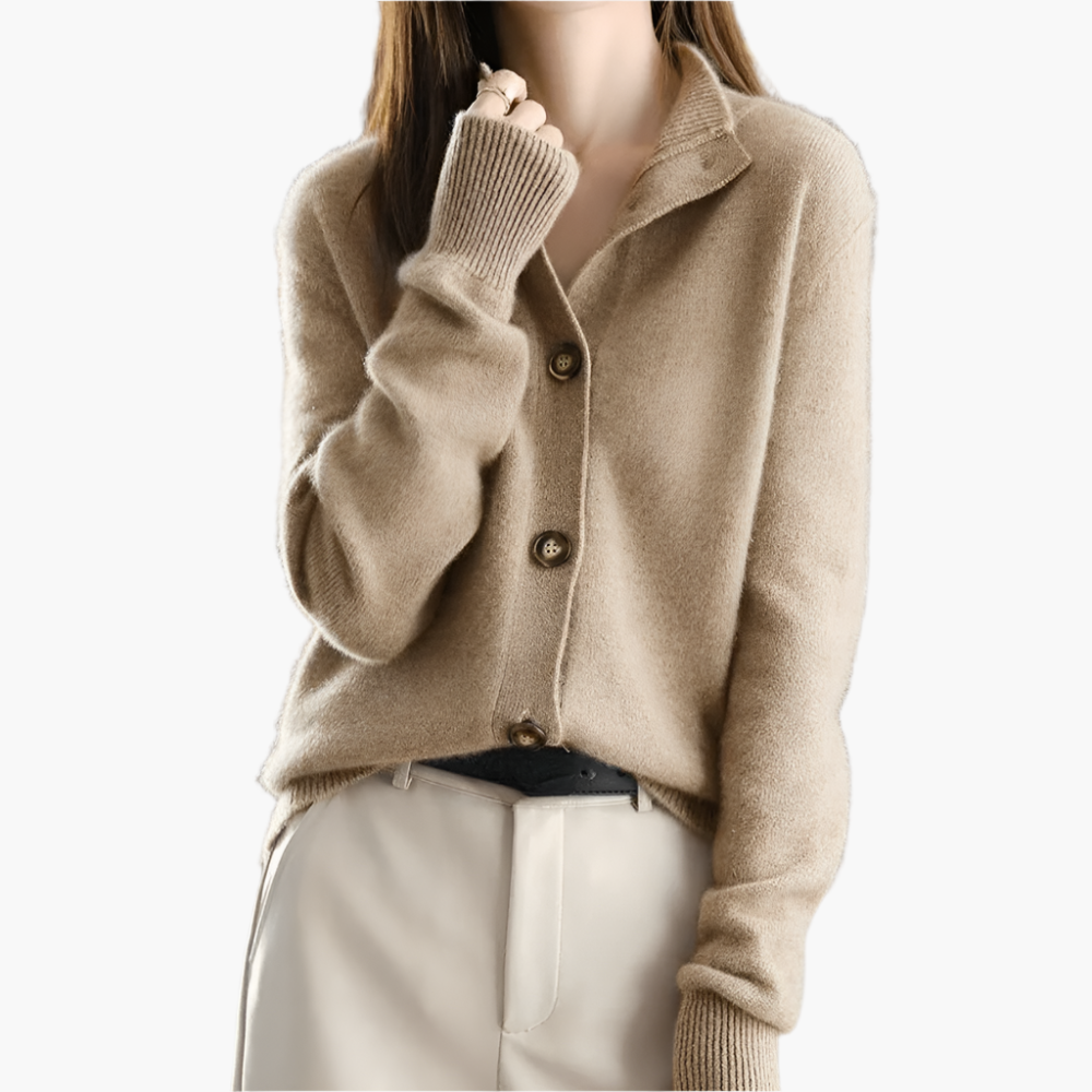 Damen Strickjacke – Eleganter Cardigan für Büro & Freizeit