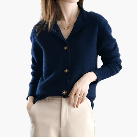 Damen Strickjacke – Eleganter Cardigan für Büro & Freizeit