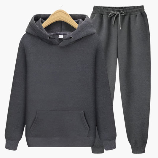 Herren Freizeit Trainingsanzug Set – Hoodie & Jogginghose, Sportlich & Lässig für Alltag und Fitness