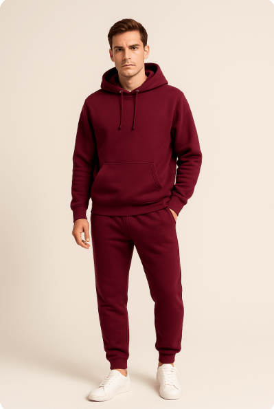 Herren Freizeit Trainingsanzug Set – Hoodie & Jogginghose, Sportlich & Lässig für Alltag und Fitness