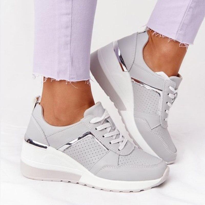 Damen Orthopädische Sneaker mit Keilabsatz – Komfortable und Modische Freizeitschuhe