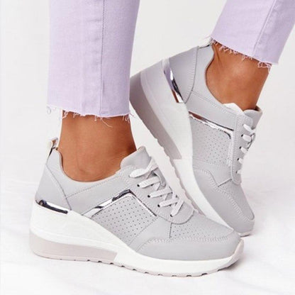 Damen Orthopädische Sneaker mit Keilabsatz – Komfortable und Modische Freizeitschuhe