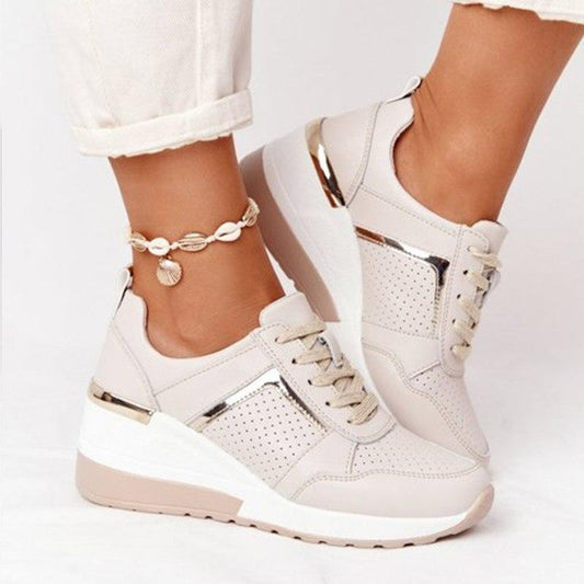 Damen Orthopädische Sneaker mit Keilabsatz – Komfortable und Modische Freizeitschuhe