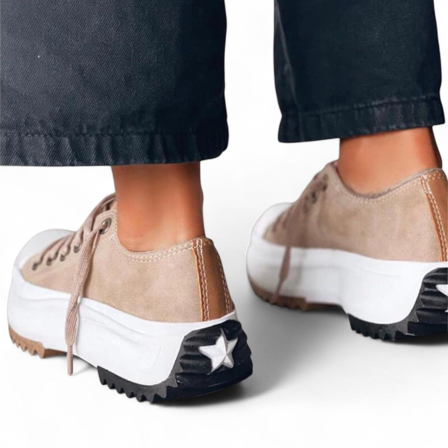 Damen Orthopädische Plattform Sneakers – Modische Freizeitschuhe mit Komfort und Stil