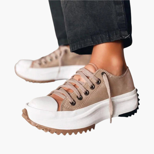 Damen Orthopädische Plattform Sneakers – Modische Freizeitschuhe mit Komfort und Stil
