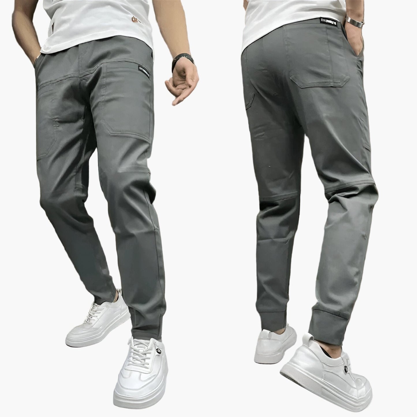Herren Stretch-Cargohose mit modernem Schnitt – Bequeme Freizeithose für Alltag und Business