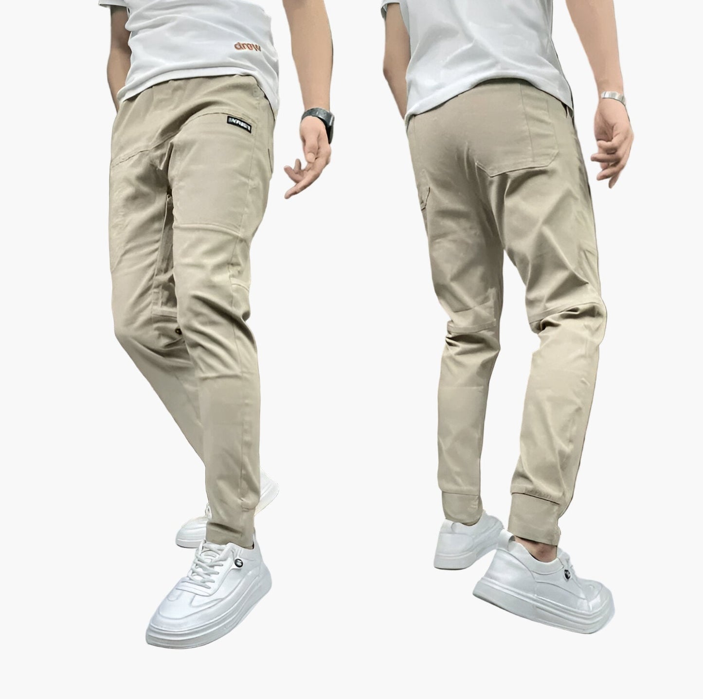 Herren Stretch-Cargohose mit modernem Schnitt – Bequeme Freizeithose für Alltag und Business