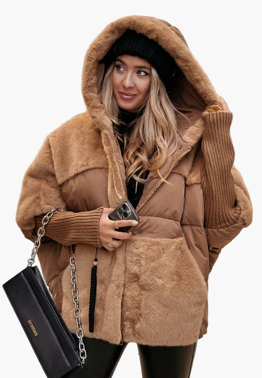 Damen Winterjacke Veloria – Modische Kapuzenjacke für kalte Tage und Outdoor-Aktivitäten