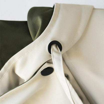Damen Oversize Übergangsjacke im modernen Lagenlook – Stilvoller Mantel für Alltag und Freizeit