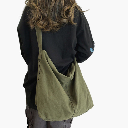 Damen Oversized Schultertasche – Trendige Alltagstasche für Freizeit, Arbeit & Schule