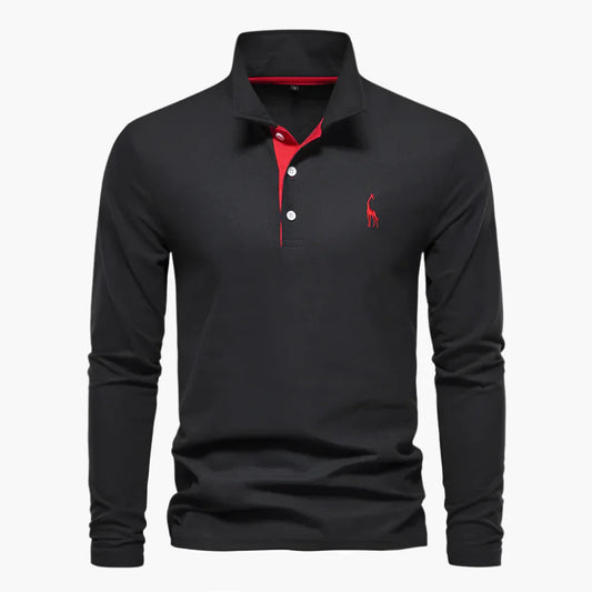 Herren Langarm Poloshirt Klassisch – Eleganter Freizeit- und Business-Look