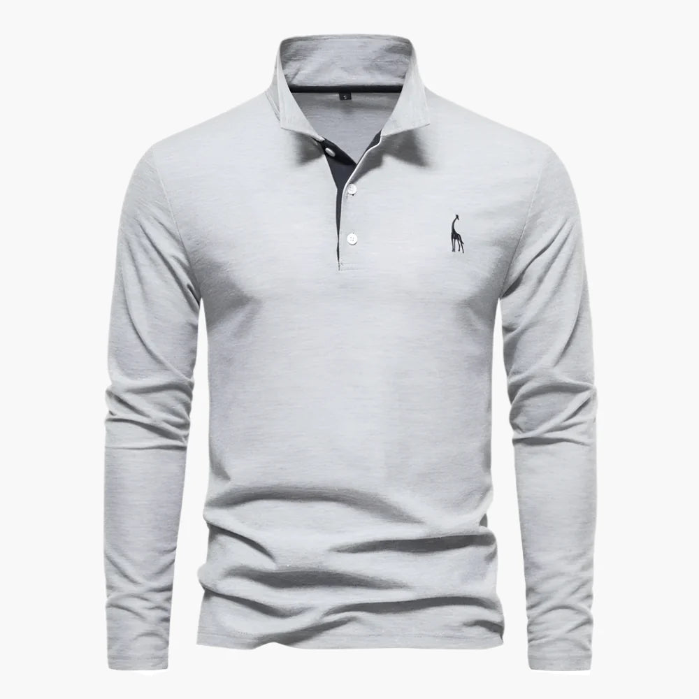 Herren Langarm Poloshirt Klassisch – Eleganter Freizeit- und Business-Look