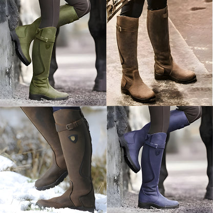 Damen Reitstiefel Outdoor Wasserdicht Leicht Atmungsaktiv – Perfekt für Reiten und Alltag