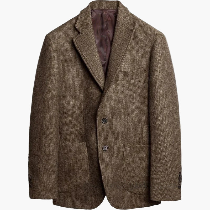 Herren Sakko im klassischen Hahnentritt-Muster – Stilvoller Business- und Freizeit-Blazer