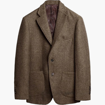 Herren Sakko im klassischen Hahnentritt-Muster – Stilvoller Business- und Freizeit-Blazer