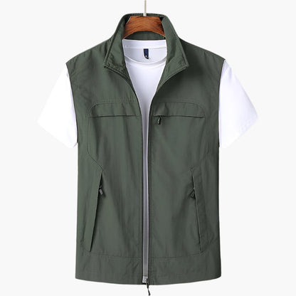 Herren Outdoor Weste – Moderne ärmellose Freizeitweste für Alltag, Reisen & Outdoor
