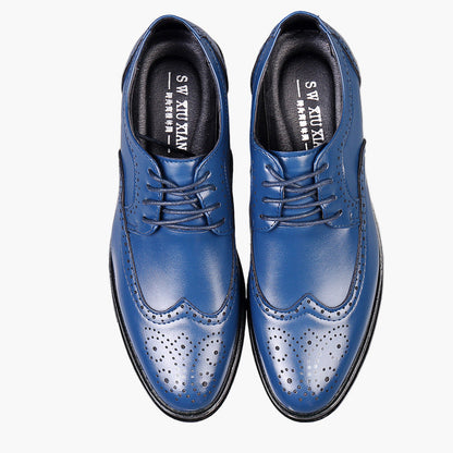Herren Business Oxford Schuhe – Klassische Brogue Eleganz für formelle Anlässe